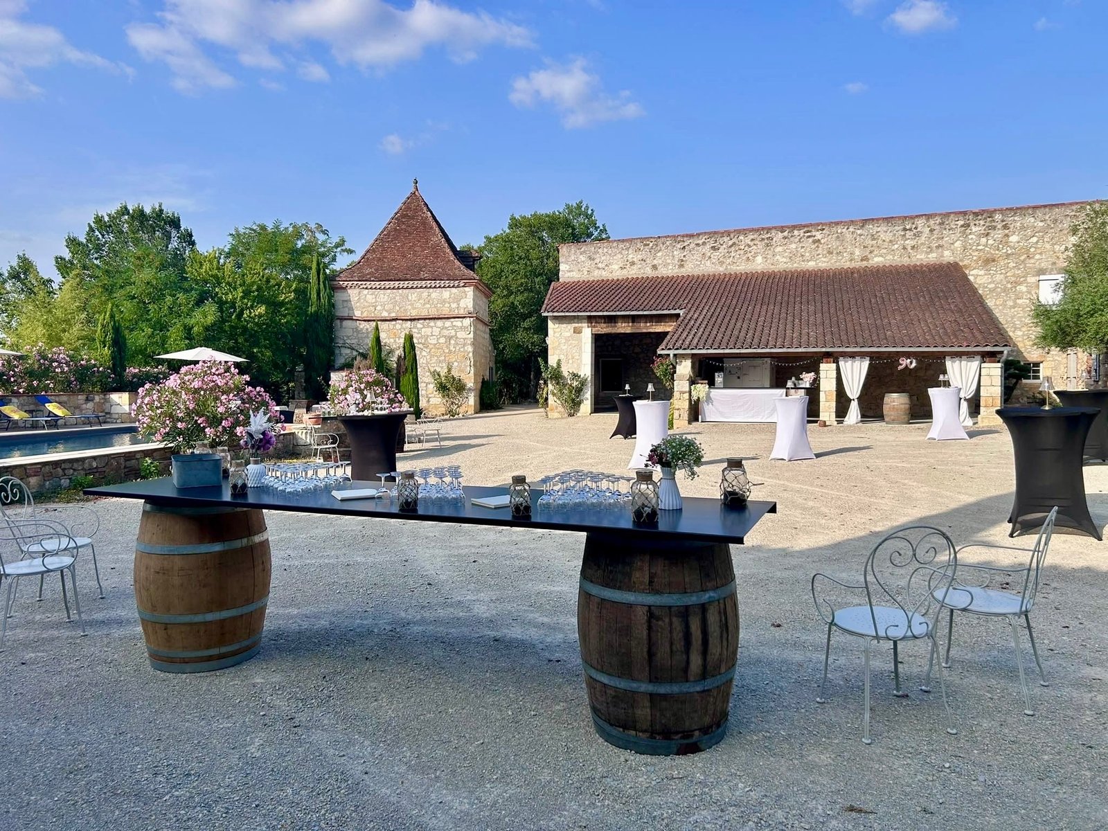 Espace de réception du Domaine des Acacias